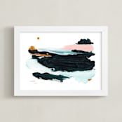 "Dreamland" - Art Print in Sunset by Kayla King - Framed