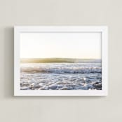 "Ray Of Light" - Art Print in Sea Green by Bree Madden - Framed