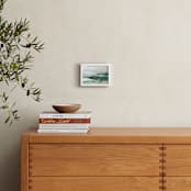 "The Long Way Around" - Art Print in Powder Blue by Mya Bessette - In a Room