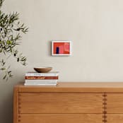 "Orange Drop" - Art Print in Outrageous Orange by cyrille gulassa - In a Room