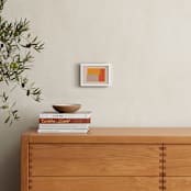 "Come And Stay With Me IIII" - Art Print in lbers Orange by Alain Castoriano - In a Room
