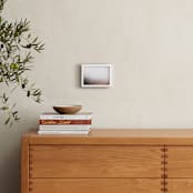 "Misty Tanzanian Mornings" - Art Print in Sandy Soft Terracotta by Lisa Sundin - In a Room