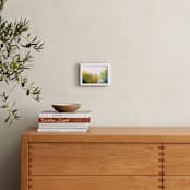 "autumn obscured" - Art Print in Chartreuse by Naomi Ernest - In a Room