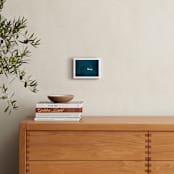 "Waiting on Waves" - Art Print in Dark Teal by Jessica Rice - In a Room