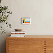 "Horizons II" - Art Print in Sky Blue by Massimiliano Massimo Borelli - In a Room