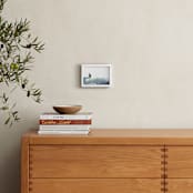 "Carve" - Art Print in Ocean Blue by Mike Sunu - In a Room