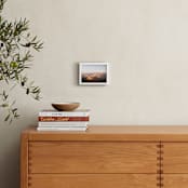 "Morning Light in the Canyon" - Art Print in Desert Sand by Anna Western - In a Room