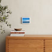 "View of San Francisco" - Art Print in marine blue by NSMARK - In a Room