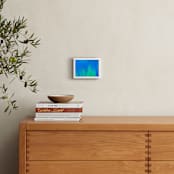 "Pattern in green-blue" - Art Print in Green-blue by NSMARK - In a Room