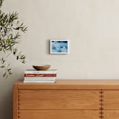"Having the Blues" - Art Print in Navy by Carole Crohan - CaroleeXpressions - In a Room
