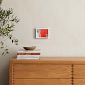 "Ramble In Red" - Art Print in Ramble Red by Sheila Corcoran - In a Room
