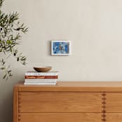 "Argo" - Art Print in Ocean Blue by Lorent and Leif - In a Room
