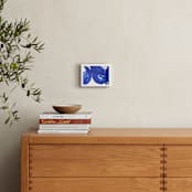 "Take To Flight" - Art Print in Royal Blue by Sarah Lund - In a Room