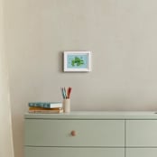 "Never Land Map" - Art Print in Ocean by Renee Christensen - In a Room