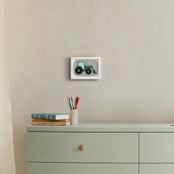 "Front End Loader Tractor" - Personalized Art Print in Field by Rebecca Marchese - In a Room
