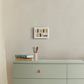 "ABC for booklovers" - Personalized Art Print in Mustard by Lottie Aldarwish - In a Room