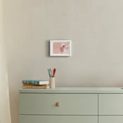 "Land of Dreams" - Art Print in Cotton Candy Pink by Christina Flowers - In a Room