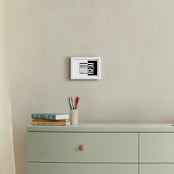 "Two-Tone Transistor Radio" - Art Print in Black & White by Jonathan Brooks - In a Room