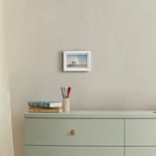 "Rainbow Days" - Art Print in Sky Blue by Shannon Howard - In a Room