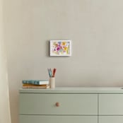 "For Nev" - Art Print in Fuchsia by Mya Bessette - In a Room