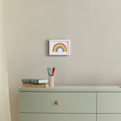 "Rad Rainbow" - Art Print in Rainbow by Jessie Steury - In a Room
