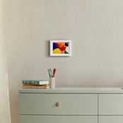 "All the Colors" - Art Print in Deep Blue by Janie Allen - In a Room
