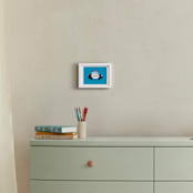 "Cute Police Car" - Art Print in Cruiser Black by Nathan Poland - In a Room