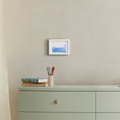 "Periwinkle Dream" - Art Print in Periwinkle by Rebecca Rueth - In a Room