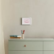 "Rocking Horse" - Art Print in Rose by Laura Bercovich - In a Room
