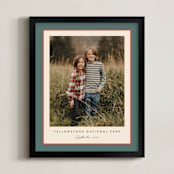 "Ribbon Frame: Portrait Framed Photo" - Framed Photo in Sprig by Carolyn MacLaren - Framed