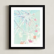 "Fair Days 4" - Art Print in Candy by Shannon Howard - Framed