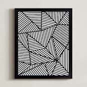 "Untitled B+W #2 2012" - Art Print in Black by Jaime Derringer - Framed