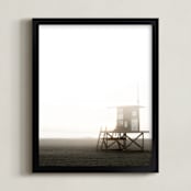"Tower 19" - Art Print in Sunset Haze by Anne Ciotola - Framed