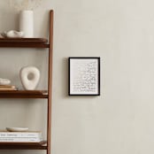 "More" - Custom Foil Print in Gold by Olivia Goree - In a Room