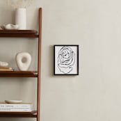 "perinuclear no.2" - Art Print in Coal Black by Stephanie Nowotarski - In a Room