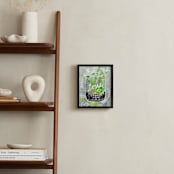 "'Love Grows Here'" - Art Print in Sunlit Granite by Ming Platt - In a Room