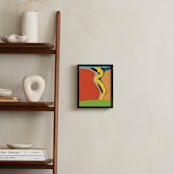 "Aspens" - Art Print in Red Hills by Gaucho Works - In a Room
