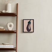 "Aubergine-Vegetable" - Art Print in Dusty Pink by Simi Gauba - In a Room