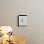 "Positive Affirmations" - Personalized Art Print in Winter by Nazia Hyder - In a Room