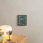 "Squiggly Snake" - Personalized Art Print in Cactus by Jenna Holcomb - In a Room