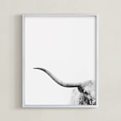 "Brandir" - Art Print in Charcoal by Amy Carroll - Framed