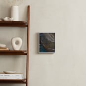 "Making Tracks" - Art Print in Sea Blue by Alaric Yanos - In a Room