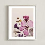 "Forever in Bloom" - Art Print in Pink by Karen Kardatzke - Framed