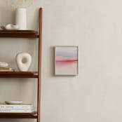 "Sailors Delight" - Art Print in Pink Skies by Karen Kardatzke - In a Room