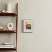 "sheer shapes" - Art Print in rainbow by Sumak Studio - In a Room