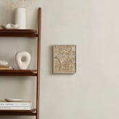 "Tulsa, OK, vintage-looking city map" - Art Print in Sepia by Rosana Laiz Blursbyai - In a Room
