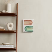 "Double Rainbow" - Art Print in Desert by Pink House Press - In a Room