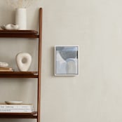 "Construct 3" - Art Print in Soft Blues by Ashleigh Ninos - In a Room