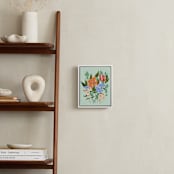 "Aerial" - Art Print in seafoam by Peggy Dean - In a Room