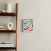 "Grapefruity Too" - Art Print in Coral by Katie Craig - In a Room